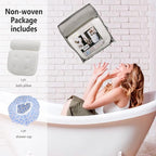 AEROiVi Luxury Bath Pillows for Tub，Bath Pillow Bathtub Pillows for Head and - Image 8