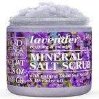 Dead Sea Collection Lavender Salt Scrub – Exfoliating Body Scrub by DeadSeaCollection