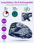 LC-dolida Sleep Headphones Bluetooth Headband Sleeping Wireless Headband - Image 8