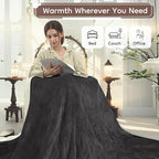 LaffyLo Electric Heated Blanket Full Size 72 x 84, Fast Heating Blanket - Image 5