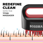 Bossman Titan Shower Scalp Massager – Scalp Exfoliator Brush – Ergonomic - Image 6