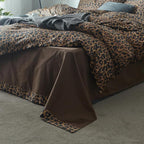 mixinni Leopard Print Duvet Cover King Size Long Staple Cotton Bedding Set - Image 6