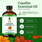 SVA Copaiba Essential Oil – 4 Fl Oz – 100% Natural Copaiba Oil - Image 2
