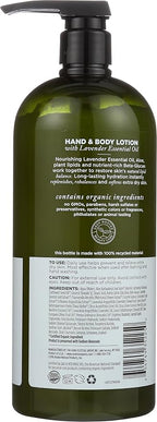 Avalon Organics Hand & Body Lotion, Nourishing Lavender, 32 Oz - Image 2