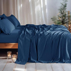 LBRO2M 100% Pure Linen Sheet Set Deep Pocket Up to 16" Bed Sheets Sets - Image 2