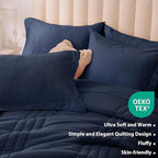 Full Comforter Set Navy - Image 5