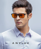 ANYLUV Blue Light Glasses for Men, Lightweight Computer Gaming Glasses - Image 2