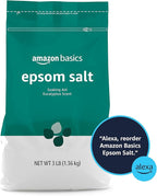 Amazon Basics Epsom Salt Soaking Aid, Eucalyptus Scented, 3 Pound - Image 5