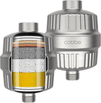 Cobbe HD HEAVY DUTY High Output Shower Filter 2 Pack – 99% REMOVAL Shower Head by Cobbe