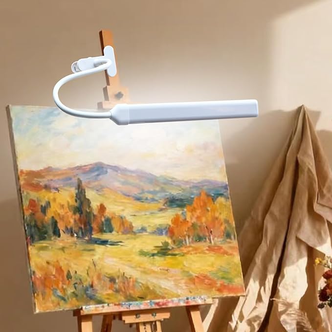 Desk Lamp with Clamp, Long Flexible Arm Clip on Lamp - Image 2