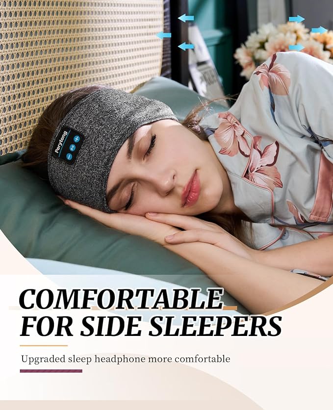 Perytong Sleep Headphones Wireless, Air Travel, Meditation - Image 3