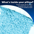 Cooling Side Sleeper Pillow for Adults, Firm Bed Pillow for Side Sleepers Neck - Image 6