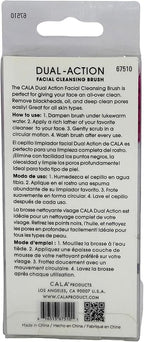 CALA Dual-Action Facial Cleansing Brush, Superfine Soft Bristles Deep Clean - Image 4