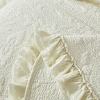 Brandream Luxury Cotton Quilt Set King Size Heirloom Quality Ruffled Edge - Image 7