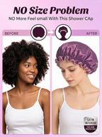 Aquior Shower Caps, Reusable Shower Cap - Image 2
