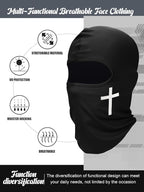 SATINIOR 6 Pcs Ski Mask Cover Balaclava Full Face Mask Summer Face Cover UV - Image 3