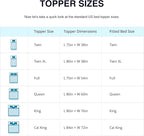 EGO Topper 3 Inch Full Memory Foam Mattress Topper, Cooling Gel Foam Mattress - Image 8