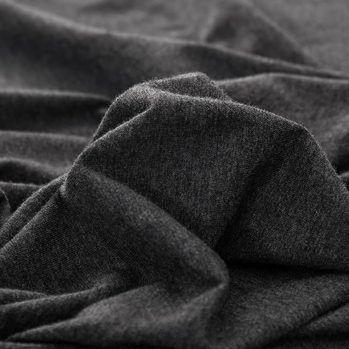 PURE ERA Jersey Knit Duvet Cover Set 100% T-Shirt Cotton Super Soft Comfy 2pc - Image 4