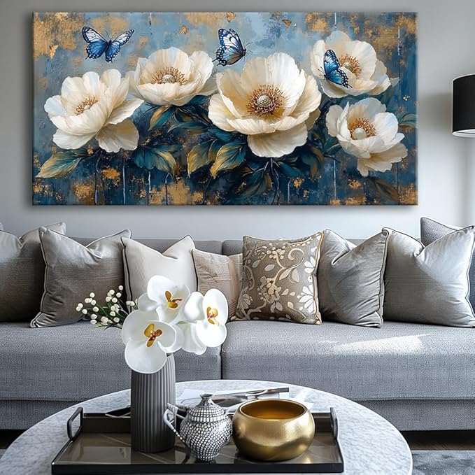 Flowers Canvas Wall Art - Image 2