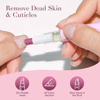 Ceramic Cuticle Pusher & Oil Pen + Cuticle Remover Gel – Gentle Nail Care Kit - Image 3