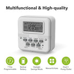 BN-LINK Indoor Digital Light Timer, 7 Day Programmable Plug - Image 7