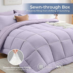 Sasttie Twin XL Comforter Set, 5 Pieces Twin XL Bed in a Bag, Complete Bedding - Image 3