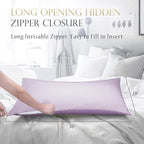 ELIBABA Cooling Bamboo Side Sleeper Pillowcase, King Size, 20 x 36 Inches - Image 5