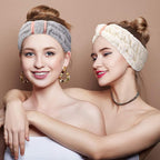WILLBOND 4 Pack Microfiber Headbands Spa Facial Headbands Makeup Head bands - Image 6