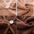 M-bestl 2 Pack Hair Drying Towels, Hair Wrap Towels, Absorbent Microfiber Hair - Image 4