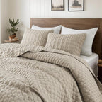 WDCOZY Oversized California Cal King Size Quilt Bedding Sets by WDCOZY