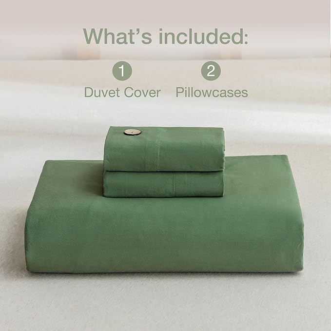 JELLYMONI Cotton Duvet Cover Cal King Size - Image 8