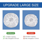 MORGLES 50 Pcs Ear Covers for Shower - Image 3