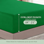 Elegant Comfort Luxurious 1500 Premium Hotel Quality Microfiber 4-Piece Sheet - Image 4