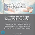 White Towel Services 8" x 8in Moist Cotton Towel Individually Wrapped - Image 9