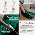 Wapaneus Foot Pocket Heated Blanket Electric Throw - Image 3