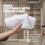 Wealuxe White Washcloths 12 Pack - Image 6