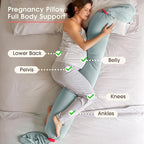 bbhugme Adjustable Pregnancy Pillow – Full Body Support - Image 3