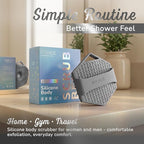 SILKLE Silicone Body Scrubber – Gentle Exfoliating Shower Scrubber - Image 7