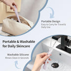 Blackhead Remover Tool, Stainless Steel Face Scraper, Skin Scrubber Face Spatula - Image 6
