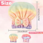2PCS Super Absorbent Hair Towel Wrap - Image 5