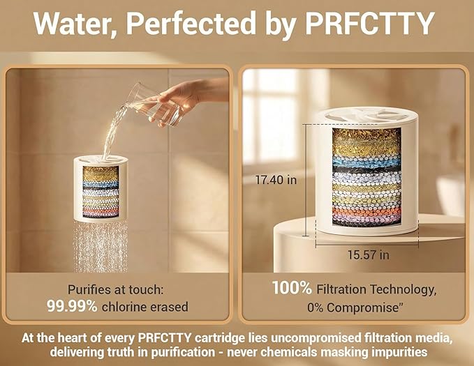 25-Stage Shower Filter with Enhanced KDF, Revitalizes Hair, Skin & Nails. - Image 5
