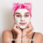 VELSCRUN Spa Headband, Makeup Face Wash Skincare Headbands, Stuff - Image 4