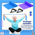 2 Pcs Resistance Band with Handles Chair Exercise Equipment - Image 3