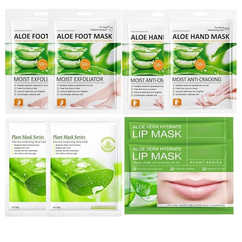 8 PCS Aloe Vera Moisturizing Mask Set by Unknown