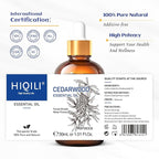 HIQILI 1 Fl Oz Cedarwood Essential Oil, Pure Natural Cedarwood Oil - Image 7