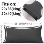 2-Pack Stretch Pillow Cases King - Image 3