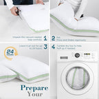 viewstar Bed Pillows Queen Sizes Set of 2, Hotel Quality Cooling Down - Image 8