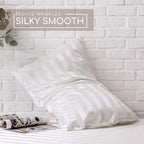 MR&HM Satin Bed Sheets, King Size Sheets Set - Image 4