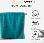KAHAF COLLECTION 100% Cotton Bath Towels, 24x48 Pack of 6 Towels, Quick Dry - Image 3