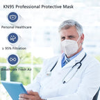 BLScode KN95 Face Mask 60 Pack, Individually Wrapped 5-Layer face Masks - Image 8